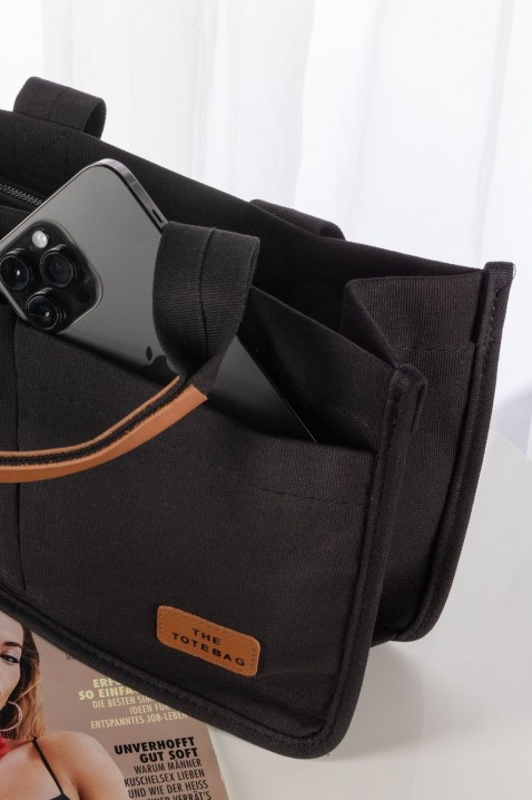 Дамска чанта TEROLDA BLACK, Цвят: черен, IVET.BG - Твоят онлайн бутик.