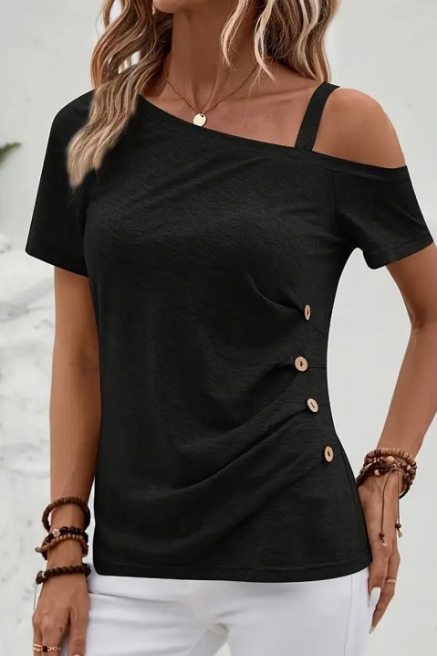 Дамска блуза REZIMOLDA BLACK, Цвят: черен, IVET.BG - Твоят онлайн бутик.