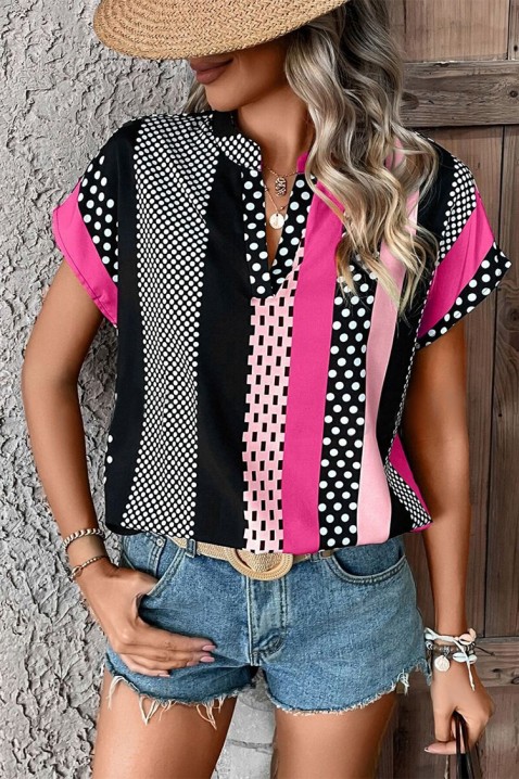 Дамска блуза ZAREOLDA PINK, Цвят: розов, IVET.BG - Твоят онлайн бутик.
