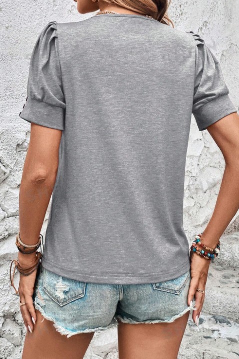 Тениска GOMIOLZA GREY, Цвят: сив, IVET.BG - Твоят онлайн бутик.