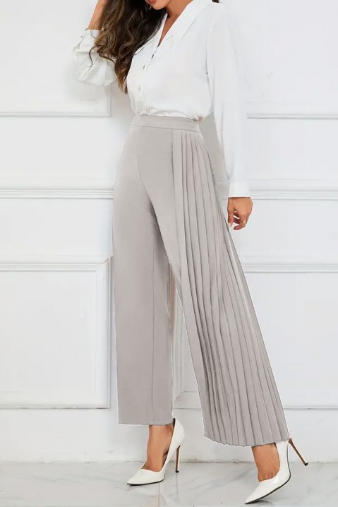 Панталон ACELORA GREY, Цвят: сив, IVET.BG - Твоят онлайн бутик.