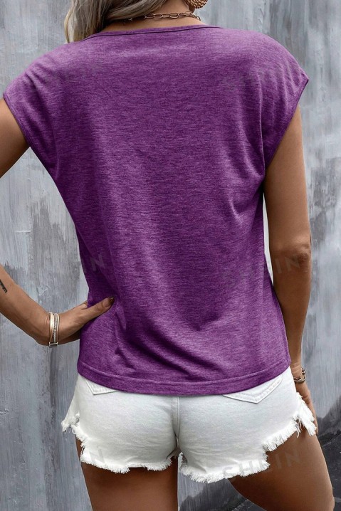Тениска NIOMEGA LILA, Цвят: лилав, IVET.BG - Твоят онлайн бутик.