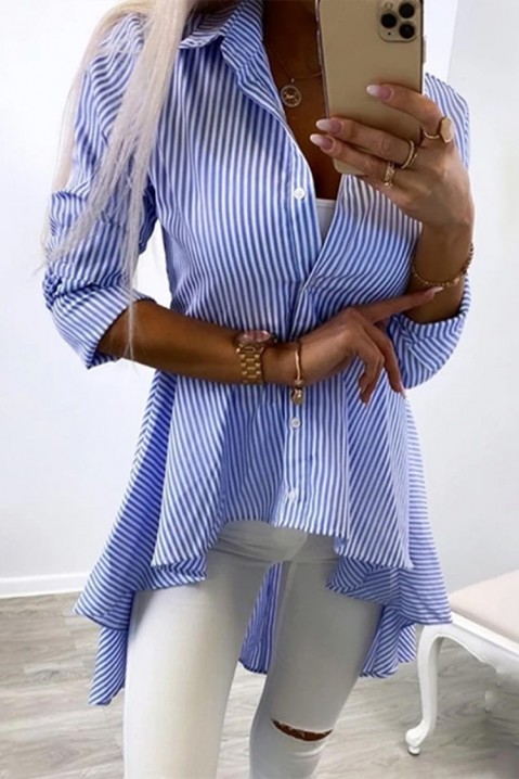 Дамска риза KOLIBREDA, Цвят: синьо и бяло, IVET.BG - Твоят онлайн бутик.
