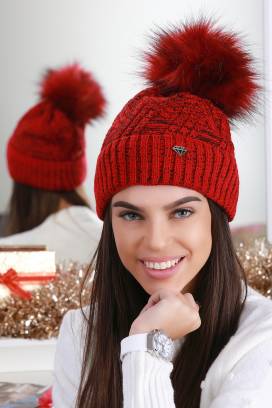 шапка SELIA RED