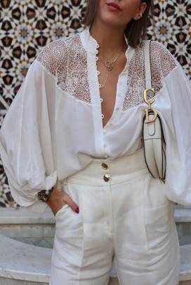 дамска риза BEVERLY WHITE