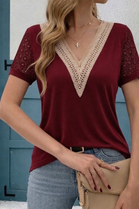 дамска блуза ANATEMIDA BORDO