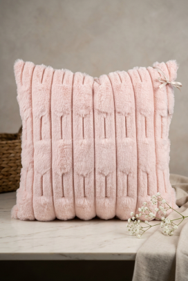 луксозна калъфка за декоративна възглавница CARMENA PINK 40х40 cm