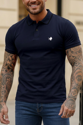 мъжка тениска MORIFO DARK BLUE
