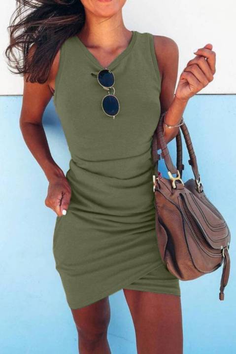 Рокля IRINA GREEN, Цвят: зелен, IVET.BG - Твоят онлайн бутик.