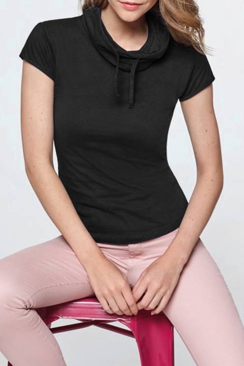 Тениска LAURISA BLACK, Цвят: черен, IVET.BG - Твоят онлайн бутик.