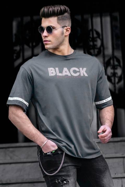 Мъжка тениска MATIAS GRAFIT, Цвят: графит, IVET.BG - Твоят онлайн бутик.