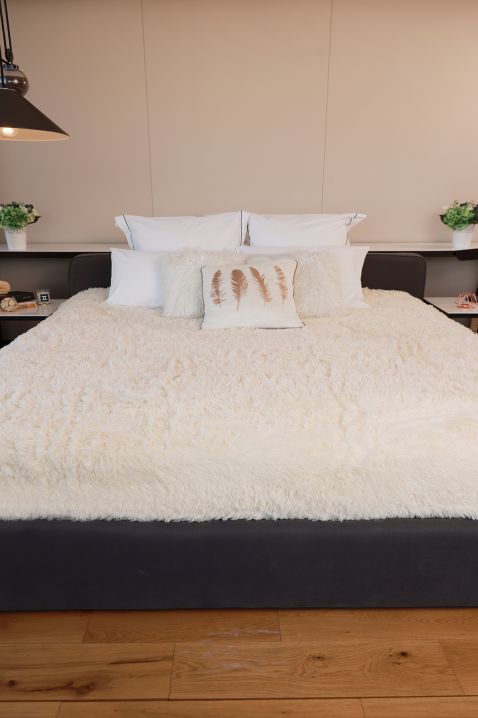 Одеяло BERKILA ECRU 200x220 cm, Цвят: екрю, IVET.BG - Твоят онлайн бутик.