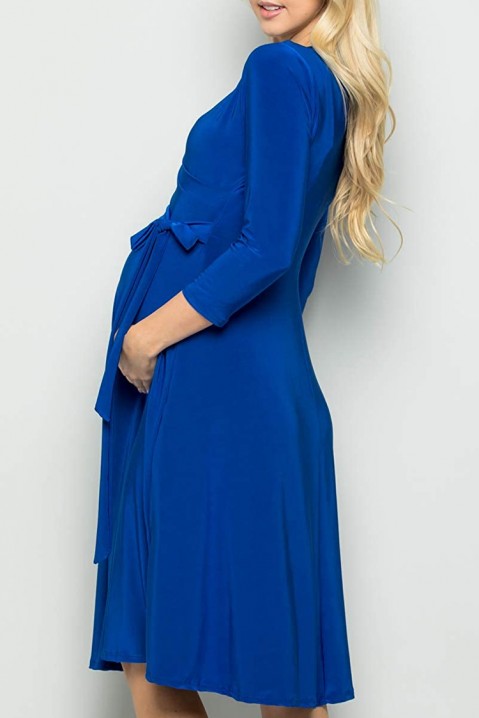 Рокля за бременни ENDERITA, Цвят: син, IVET.BG - Твоят онлайн бутик.