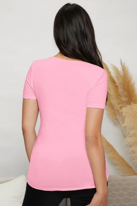 Блуза за бременни NETISHA PINK, Цвят: розов, IVET.BG - Твоят онлайн бутик.