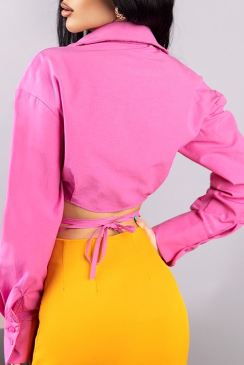 Дамска риза ZEDALA PINK, Цвят: розов, IVET.BG - Твоят онлайн бутик.