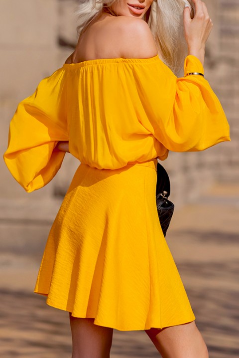 Пола MILENTINA YELLOW, Цвят: жълт, IVET.BG - Твоят онлайн бутик.