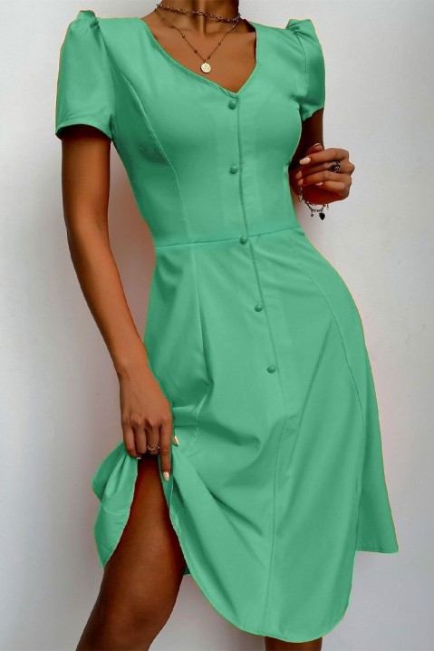 Рокля ELPINDA GREEN, Цвят: зелен, IVET.BG - Твоят онлайн бутик.