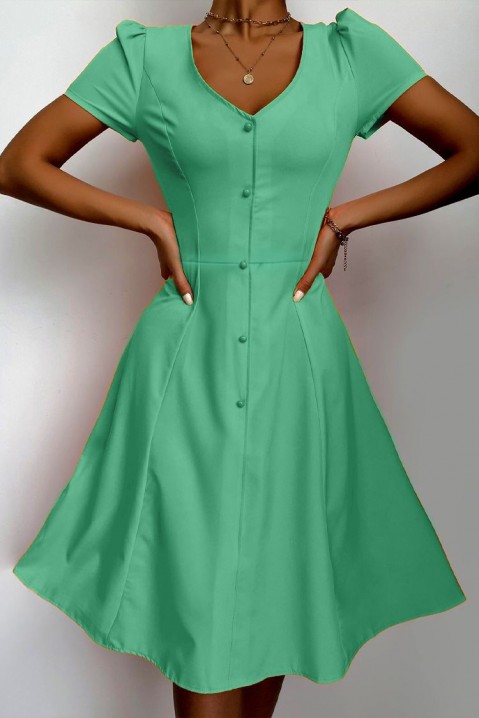 Рокля ELPINDA GREEN, Цвят: зелен, IVET.BG - Твоят онлайн бутик.