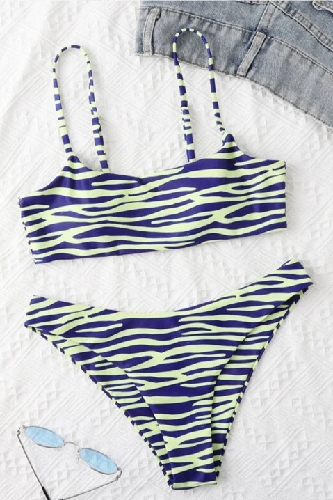 Бански BIRSOLDA, Цвят: тъмносин с жълт, IVET.BG - Твоят онлайн бутик.