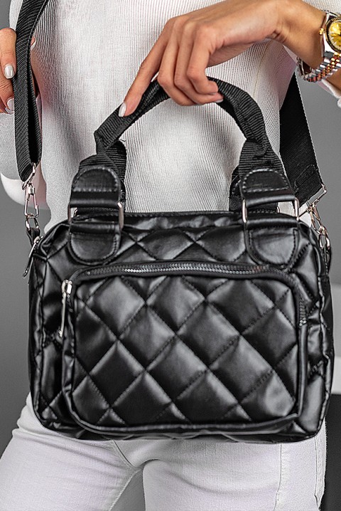Дамска чанта FERTILA BLACK, Цвят: черен, IVET.BG - Твоят онлайн бутик.