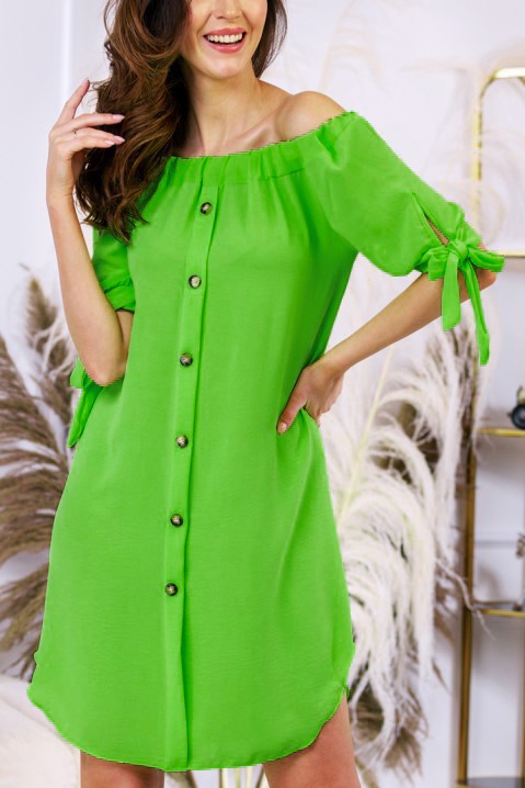 Рокля FORDERA GREEN, Цвят: зелен, IVET.BG - Твоят онлайн бутик.