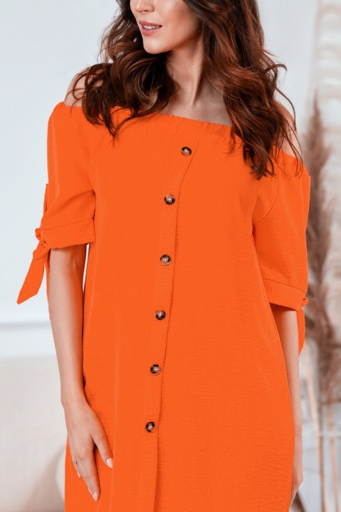 Рокля FORDERA ORANGE, Цвят: оранжев, IVET.BG - Твоят онлайн бутик.