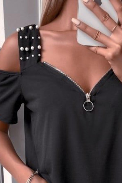 Дамска блуза VARELDA, Цвят: черен, IVET.BG - Твоят онлайн бутик.