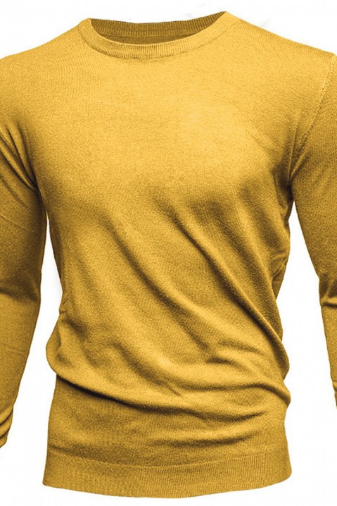 Мъжки пуловер RODOS MUSTARD, Цвят: горчица, IVET.BG - Твоят онлайн бутик.