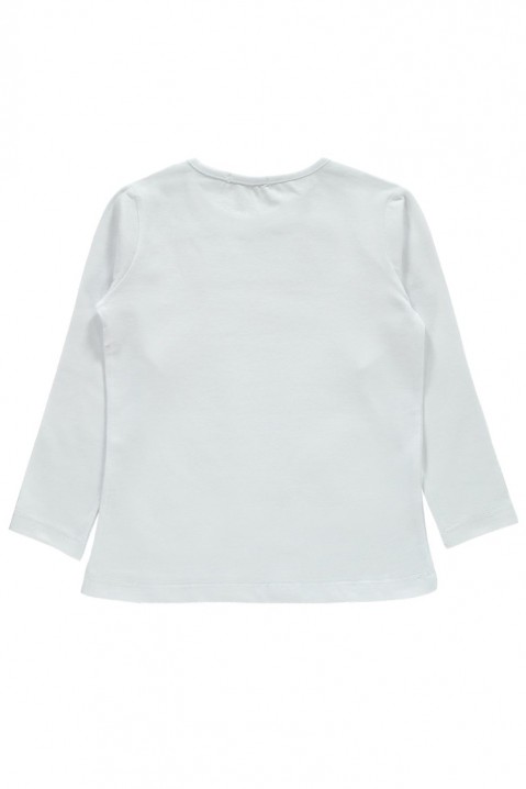 Блуза за момиче ASHANTY WHITE, Цвят: бял, IVET.BG - Твоят онлайн бутик.