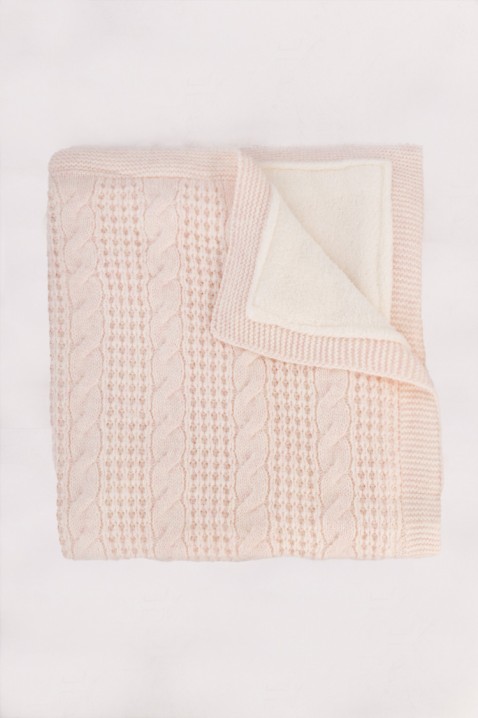 Бебешко одеяло PLANOLA 86x86 cm, Цвят: розов, IVET.BG - Твоят онлайн бутик.