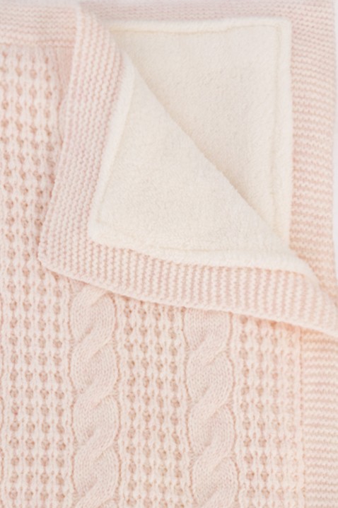 Бебешко одеяло PLANOLA 86x86 cm, Цвят: розов, IVET.BG - Твоят онлайн бутик.