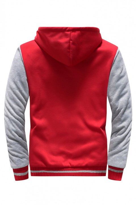 Мъжки суичър JASON RED, Цвят: червен, IVET.BG - Твоят онлайн бутик.