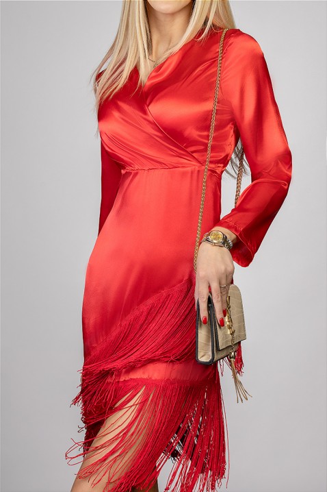 Рокля BORLETA RED, Цвят: червен, IVET.BG - Твоят онлайн бутик.