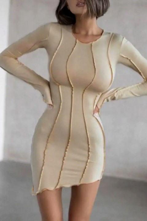 Рокля GREMOLDA BEIGE, Цвят: беж, IVET.BG - Твоят онлайн бутик.