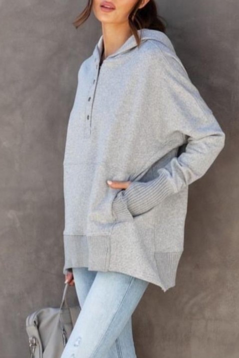 Суичър RAMONSA GREY, Цвят: сив, IVET.BG - Твоят онлайн бутик.