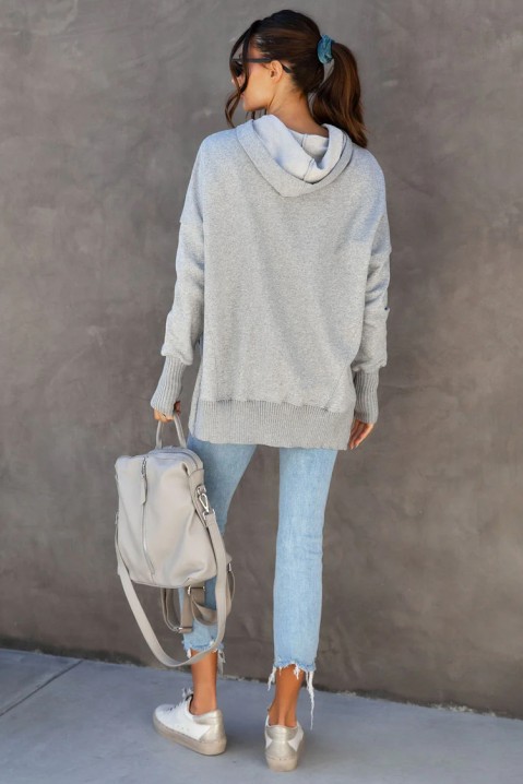 Суичър RAMONSA GREY, Цвят: сив, IVET.BG - Твоят онлайн бутик.