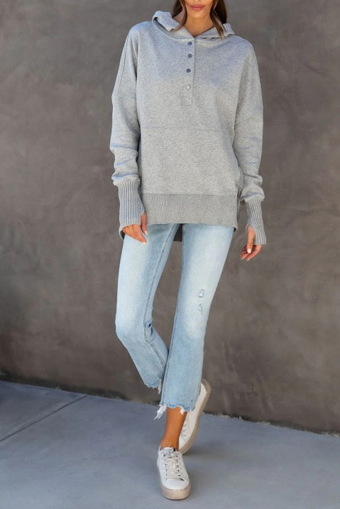 Суичър RAMONSA GREY, Цвят: сив, IVET.BG - Твоят онлайн бутик.