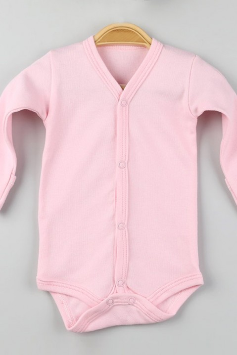 Бебешко боди OLEILA PINK, Цвят: розов, IVET.BG - Твоят онлайн бутик.