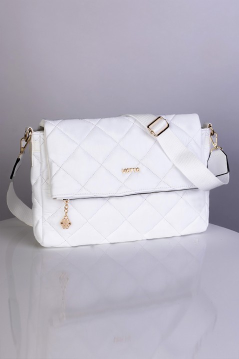 Дамска чанта TENOLDA WHITE, Цвят: бял, IVET.BG - Твоят онлайн бутик.