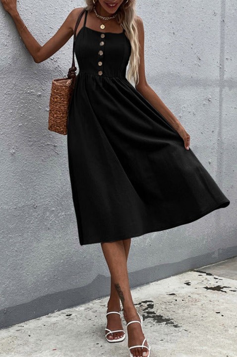 Рокля SIRINDA BLACK, Цвят: черен, IVET.BG - Твоят онлайн бутик.