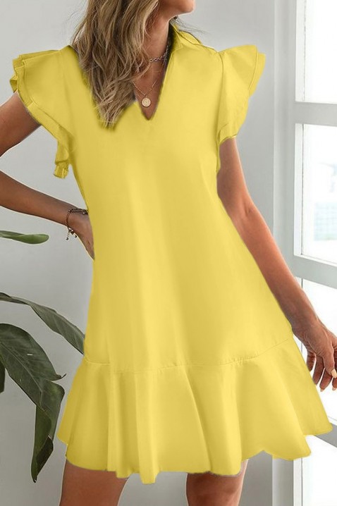 Рокля MIFIRENA YELLOW, Цвят: жълт, IVET.BG - Твоят онлайн бутик.