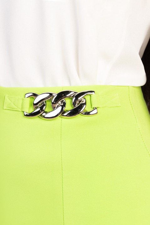 Пола - панталон FAGILDA LIME, Цвят: лайм, IVET.BG - Твоят онлайн бутик.