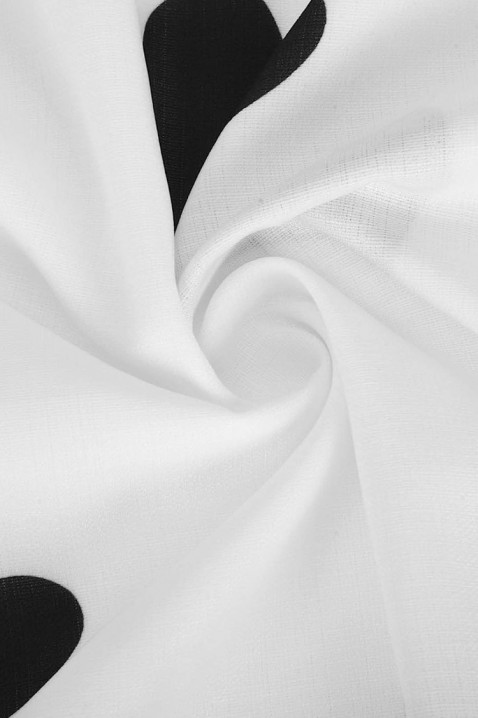 Рокля GEBALTA, Цвят: бял с черен, IVET.BG - Твоят онлайн бутик.