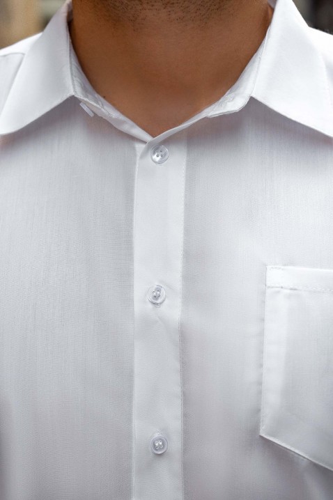 Мъжка риза MALTIVO WHITE, Цвят: бял, IVET.BG - Твоят онлайн бутик.