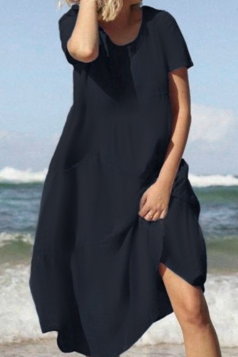Рокля FOLENSIA BLACK, Цвят: черен, IVET.BG - Твоят онлайн бутик.