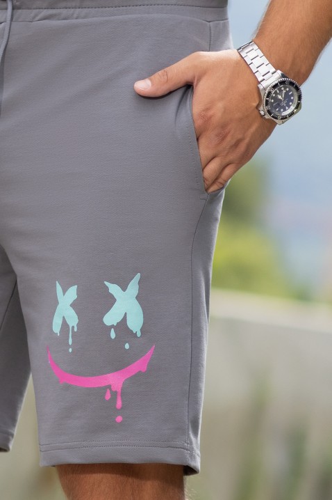 Мъжки панталон MOROLFO, Цвят: графит, IVET.BG - Твоят онлайн бутик.
