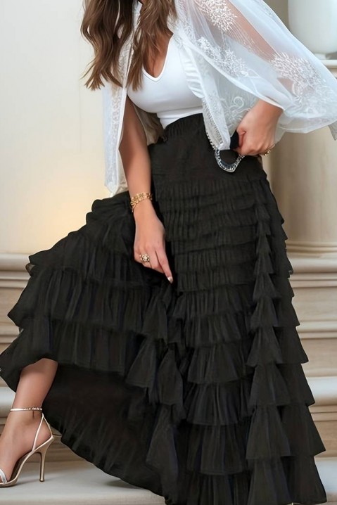 Пола ASELIKA BLACK, Цвят: черен, IVET.BG - Твоят онлайн бутик.