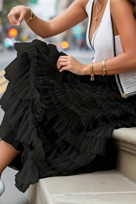 Пола ASELIKA BLACK, Цвят: черен, IVET.BG - Твоят онлайн бутик.