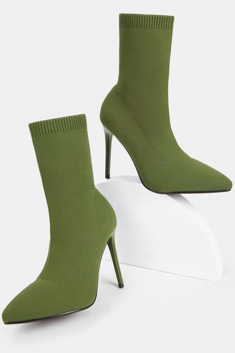 Дамски боти MOZINTA GREEN, Цвят: зелен, IVET.BG - Твоят онлайн бутик.