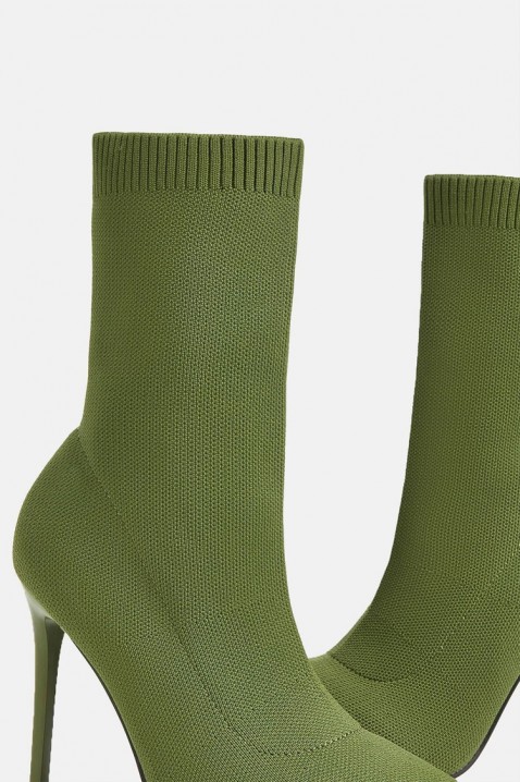 Дамски боти MOZINTA GREEN, Цвят: зелен, IVET.BG - Твоят онлайн бутик.